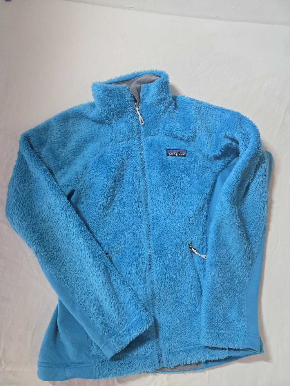 Patagonia Kids Turquoise Full-Zip Fleece Jacket